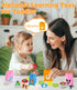 Set 104 26 Alphabet Learning Toys for Toddlers, Word Work Small Group with Phonics Flash Cards and Animal Figurines