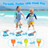 Collapsible Sand Toys - 9pcs Sand Castle Building Kit: Foldable Buckets, Shovels, Molds & Mesh Bag for Kids 3-12