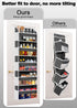 1 Pack Over The Door Storage Organizer with 5 Pockets 10 Mesh Pockets, 44 lbs Weight Capacity Door Hanging Organizers and Storage for Bedroom,Bathroom,Nursery,Kidroom,Babyroom by TAHAVICE