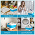 2.4 Collapsible Wash Basin for Baby Bottles - Gallons Portable Wash Bin for RV Camping Sink, Space-Saving Dish