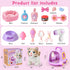 17 Playset 3 4 5 6 7 8, 3-8 TUZT PCS Cat Toys for Kids Girls, Realistic Walking Meowing Robot Cat Plush