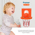 Bath Toys - Bathtub Basketball Hoop for Kids, Mold Free with 3 Strong Suction Cups and 4 Soft Balls - Fun Bath Toys
