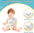 100 Shinymoon Pcs Disposable Baby Bibs Individual Wrapped Travel Bibs Waterproof Food Catcher for Toddlers Girls Boys
