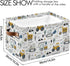 Excavator Truck Toy Storage Basket, Fabric Kitchen Baskets for Cars Boys Toys, Open Home Storage Bins Boxes, Foldable