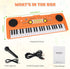 MusicForset 49 3 4 5 6 7, Kids Piano Keyboard with Microphone, Keys Portable Electronic Piano Keyboard for Kids