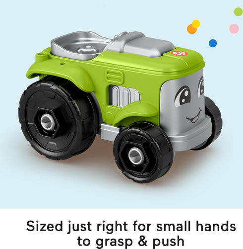 Fisher-Price Little People Toddler Toy Tractor with Farmer Character Figure for Kids Ages 1+