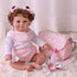 8 Set 17-22 inch BABESIDE Pcs Baby Doll Diaper Bag for Dolls, Baby Doll Feeding Accessories with Disappearing Milk Toy