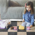 12 0.6" 12 (11.8", pcs Thickened Plush Interlocking Floor Mat Thick- Fluffy Square Tiles with Edgings Soft Anti-Slip