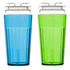 Reflo Smart Cup (Blue & Green 2-Pack) - Open Training Cup, Toddler Cup, 6oz, 360 Control-Flow