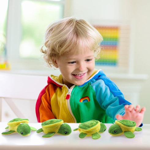 HyDren 24 Pcs Small Turtle Stuffed Toy, 3.2 Inch Mini Sea Turtle Plush Toys for Party Decorations