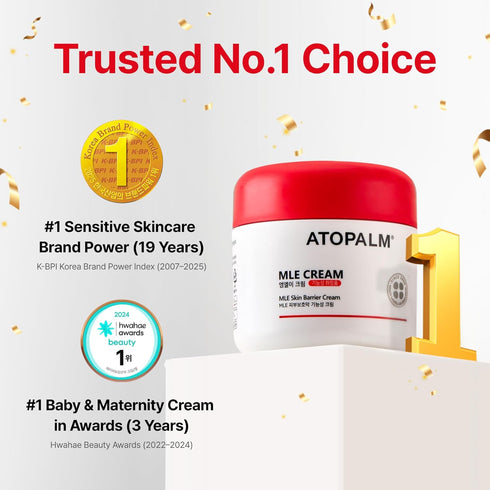 MLE 2.2 oz (65ml) ATOPALM | Eczema Cream | Premium Baby Lotion Newborn | Baby Face and Body Moisturizer for Skin