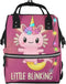 Qewfoju Cute Axolotl Print Diaper Bag Backpack Large Capacity Diaper Backpack Baby Changing