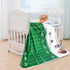 Baby Monthly Milestone Blanket for Boys, Newborn Month Blanket, Unisex Neutral Personalized Shower Gift