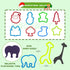 Sets 3-8 Dough Tools for Kids- Play Accessories Include Animal Molds Stamps Cutter Scissor Rolling Pin Extruder