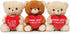 12 inch Valentines Day Teddy Bear Stuffed Animals Gift with Love You Plush Gift for Girlfriend Mother Her Him Birthday