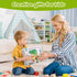 8 2 3 4 5, Liangding Montessori Screw Board Toy Dinosaur for Kids, Wooden Fine Motor Skills Busy Board with Screws
