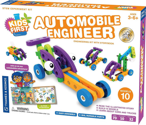 Thames & Kosmos Kids First Automobile Engineer Kit | STEM | 32