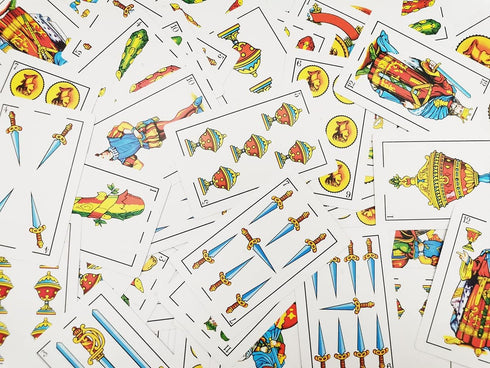 4 Decks Spanish Playing Cards, Barajas Españolas Originales, Briscas Cards Puerto Rico, Mexican Playing Cards Game