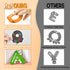 Magnetic Letters Toys for Toddlers, 26PCS Uppercase + 26PCS Lowercase Educational Alphabet Magnets