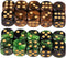 Yiotfandoll 20PCS Polyhedral D6 Dice 16mm Acrylic 6 Sided Dice Game Dice for