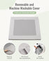 1.3" 50x50 Blissful Diary Thick Baby Play Mat, Playpen Mat with Removable & Washable Cover, Ultra Soft Crawling Rug
