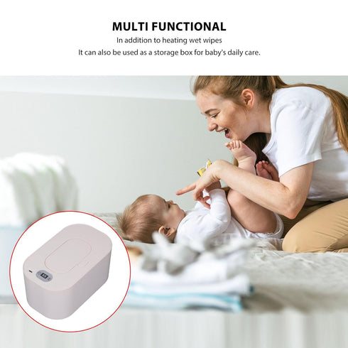 BROLEO Baby Wipe Warmer and Baby Wet Wipes Dispenser, Constant Temperature Heating Wet Wipe Dispenser, Rapid Heating