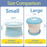 SunnySmile Travel Potty for Toddler, Portable and Foldable Toilet, Apply to Seat Emergency Toilet for Car, Camping