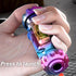 Metal Tungsten Steel Fidget Toy Gun Fidget Slider Fidget Gun Stress Relief Relax EDC Gyro Finger Toy Fidget Ring
