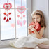 6 Pack Fennoral Heart Dream Catcher Craft Kit for Kids Paint You Own Love Heart Dream Catcher DIY Coloring Mother's Day