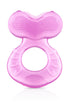 Nuby Silicone Teether with Hygienic Case - Colors Vary