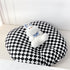 DILIMI Nursing Pillow Cover and Newborn Lounger Cover, Soft Comfortable Slipcover for Baby Girl Boys, Black Checkered
