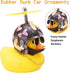 wonuu Cute Yellow Rubber Duck Car Dashboard Ornaments with Propeller (Love)