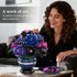 Set 507PCS Set HiWEEGO Flowers Botanicals Building - Artificial Purple Black Rose Bonsai Plant for Home Decor