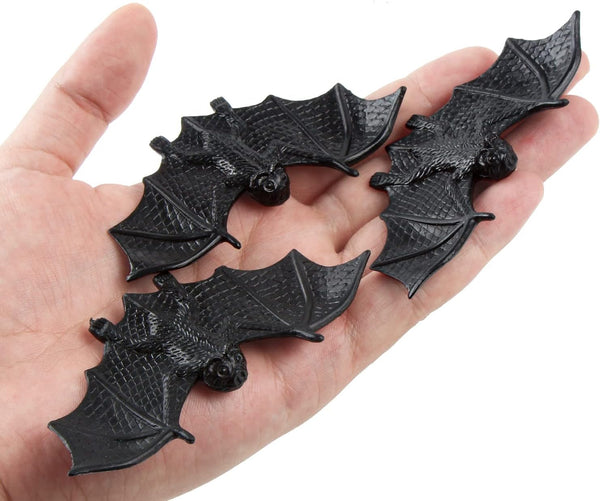 Plastic Mini Bats Halloween, 36pcs Party Favors for Kids, Gift Toy Prank Props for Home Decor