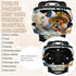 Shoblo Backpack Checkered Background Flowers Diaper Bag for Travel, Waterproof Diaper Bag with Insulated Bottle Pockets