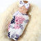 Galabloomer Newborn Receiving Blanket and Headband Set, Baby Flower Swaddle for Infants