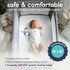 (38"x26"x1.25"), 1.25" Hiccapop Playard Mattress Pad Playpen Pad, Portable Crib Mattress with Carry Bag, Thick