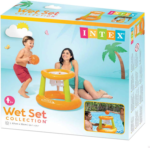 67 55 cm Intex Wasserspiel Floating Hoops, Mehrfarbig, x