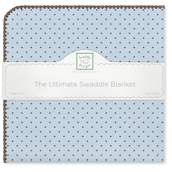 SwaddleDesigns Large Receiving Blanket, Ultimate Swaddle for Baby Boys, Girls, Softest US