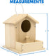 LotFancy DIY Bird House Kit: Wooden Birdhouse Arts and Crafts Painting Kit for Kids Ages 5+, Includes Paints