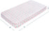Magik & Kover 2 Pack 52" 28", Stretchy Crib Sheets Girl, Baby Crib Sheets Fitted for Standard Crib and Toddler Mattress