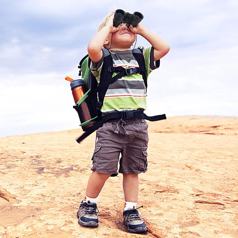 ESSENSON Binoculars for Kids - Black Telescope Toys for Age 3-12, Outdoor Sports, Bird Watching, Birthday Gifts