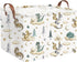 FXOCSHE Rectangular Dinosaur Baskets,Watercolor cute dragon fairy tale kids nursery basket,Cloud moon star