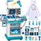 Doctor Kit for Toddlers 3-5, Pretend Doctors Play Set with Cart, Costume