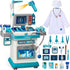 Doctor Kit for Toddlers 3-5, Pretend Doctors Play Set with Cart, Costume