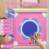 bestcool Neoprene Mahjong Mat with Gold Sparkle Rules for Table, Odorless, Free of PAHs, No Creases American Mahjong