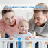 KALAMANDA 8 Pcs Baby Playpen Pull Up Rings, Pull Up Handles Standing Walker Crib Pull Rings for Toddler Kids Children