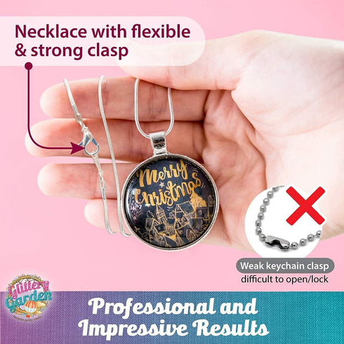 Girls Jewelry Making Kit, Best Crafting Set with Glass Beads & Charms for Necklaces & Bracelets