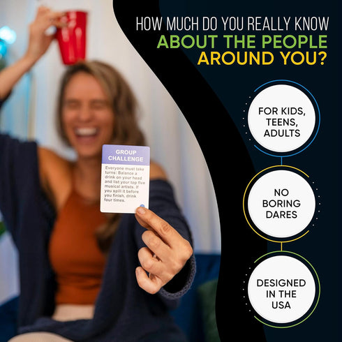 Do or Drink Let's Get Personal - Conversation Cards for Adults, 250 Cards for Game Night and Fun Drinking Game