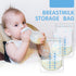 500 Count 8 oz Sherr Breastmilk Storage Bags Breast Milk Storing Freezer Bags for Breastfeeding with Pour Spout
